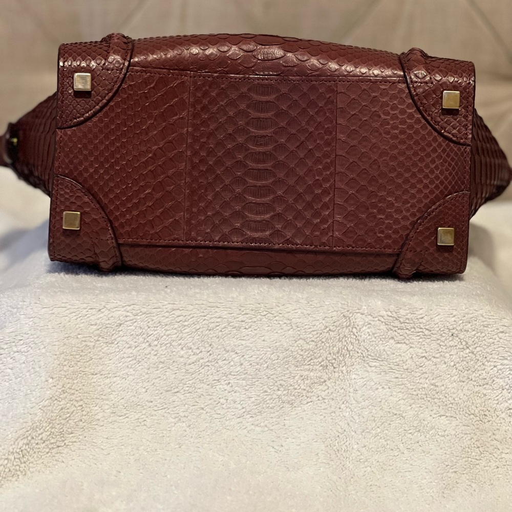Celine Python Micro Luggage Tote Bag - image 7